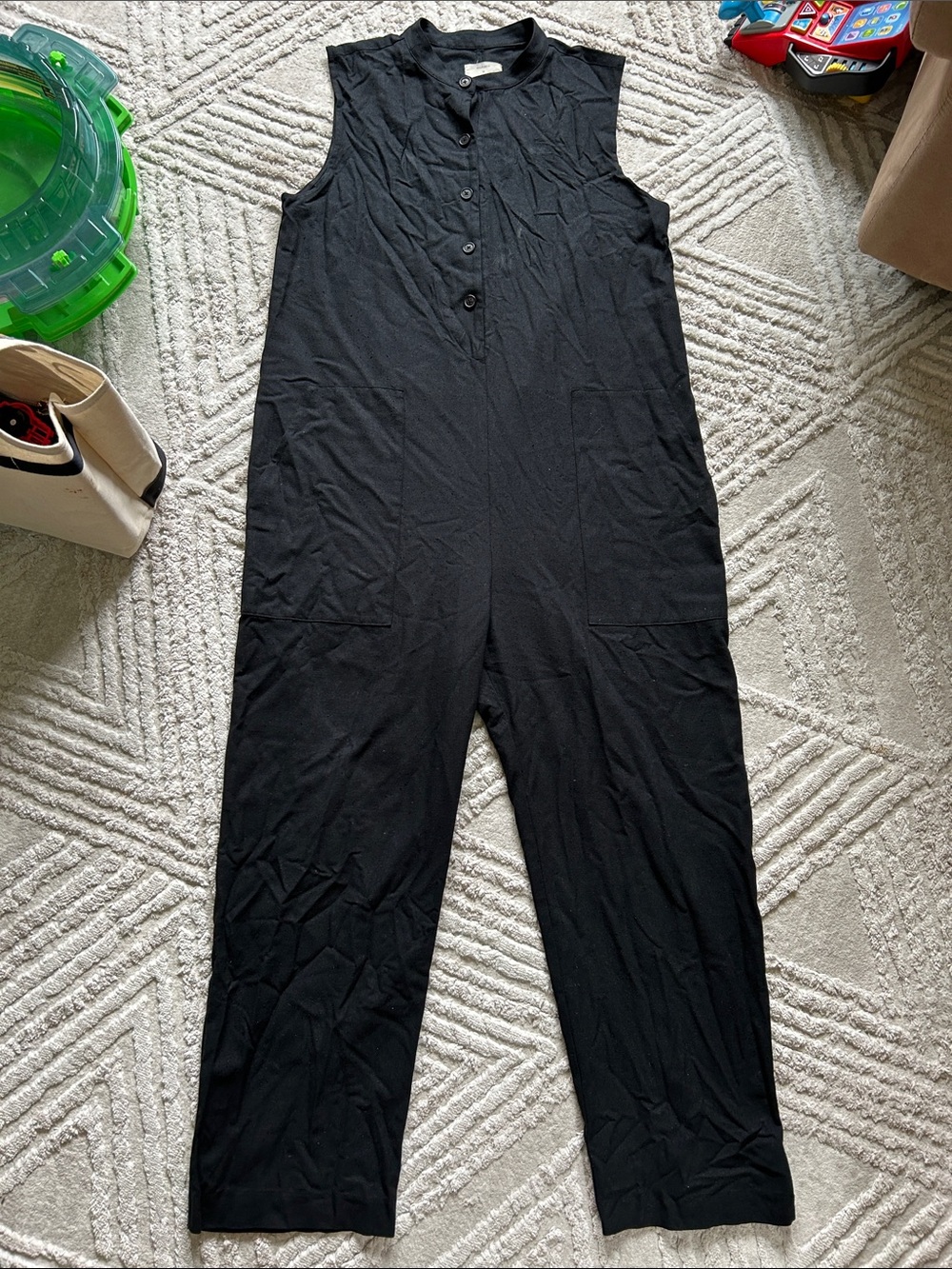 Billy Reid Sleeveless Black silk Jumpsuit